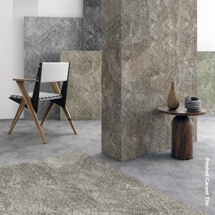 China PU Backing Printed Carpet Tile supplier